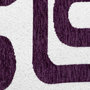 Voir la diapositive 4 : ATMOSPHERA Coussin Déco Chenille  Safina  40x40cm Violet