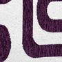 Voir la diapositive 4 : ATMOSPHERA Coussin Déco Chenille  Safina  40x40cm Violet