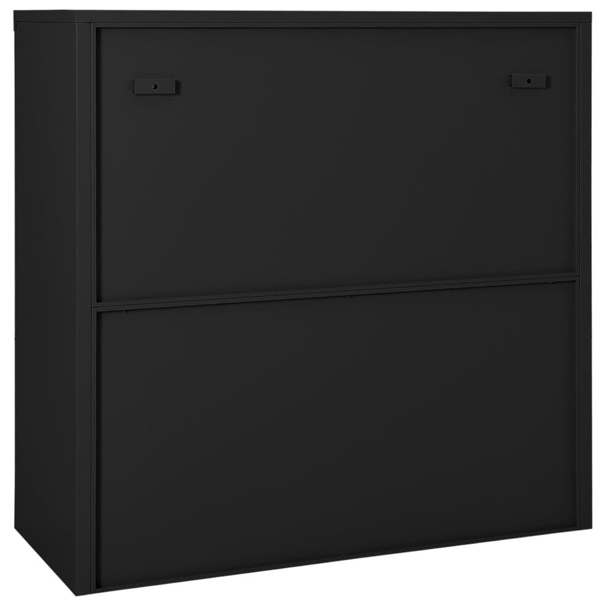 Voir la diapositive 4 : VIDAXL Armoire a portes coulissantes Anthracite 90x40x90 cm Acier