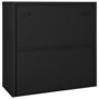 Voir la diapositive 4 : VIDAXL Armoire a portes coulissantes Anthracite 90x40x90 cm Acier