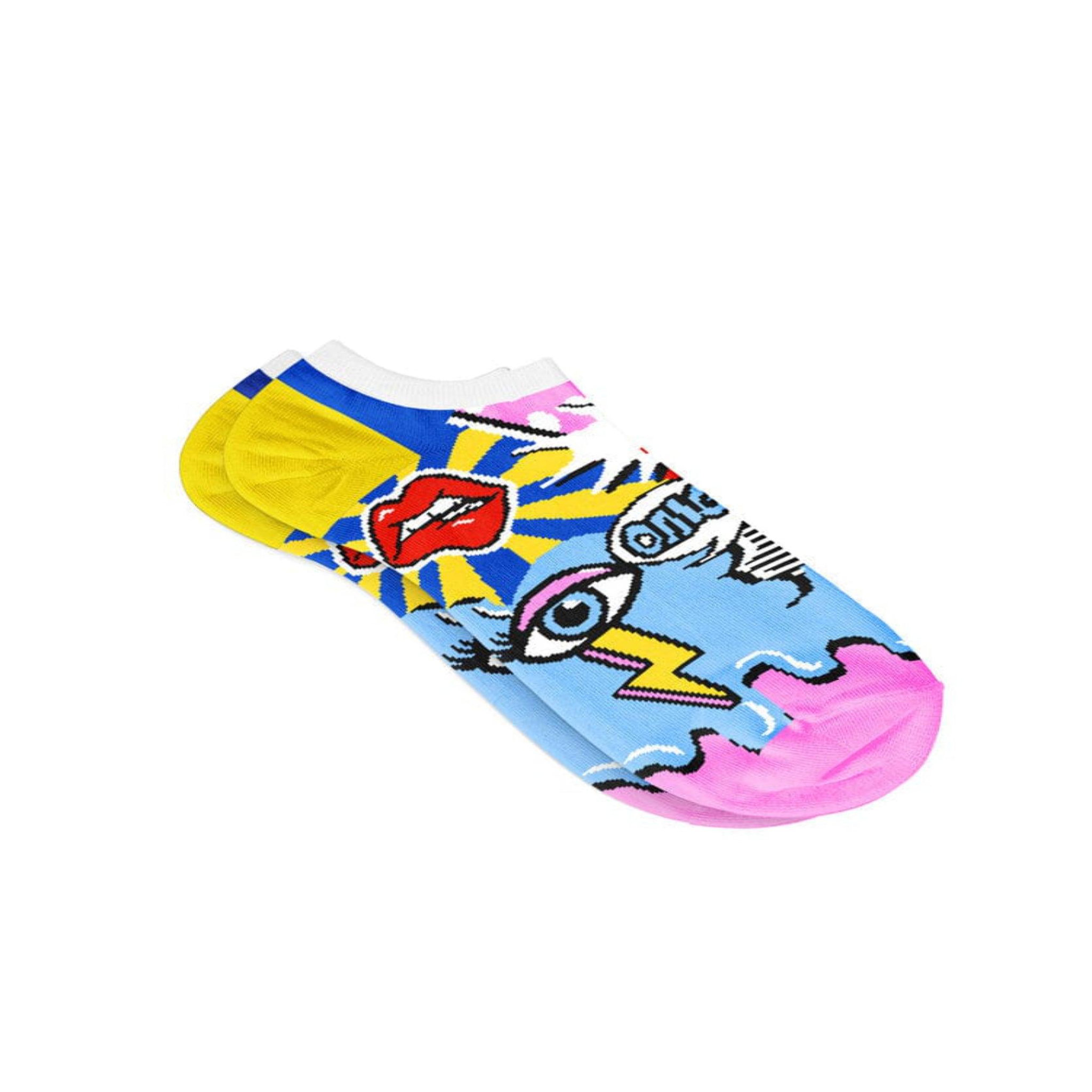 SOCK AFFAIRS Socquettes sock affairs pop art