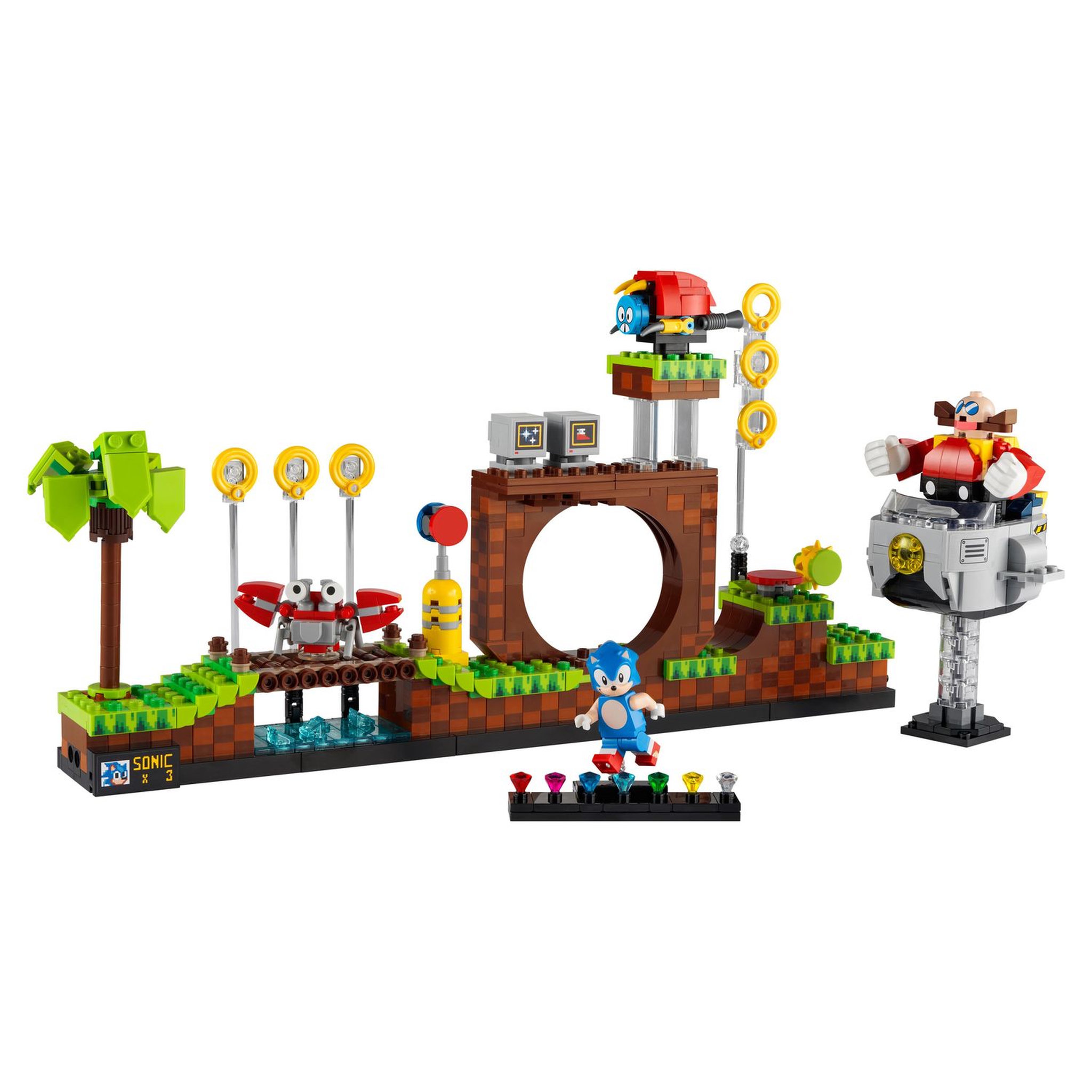 Voir la diapositive 2 : LEGO Ideas 21331 - Sonic the Hedgehog &ndash; Green Hill Zone, Jeu