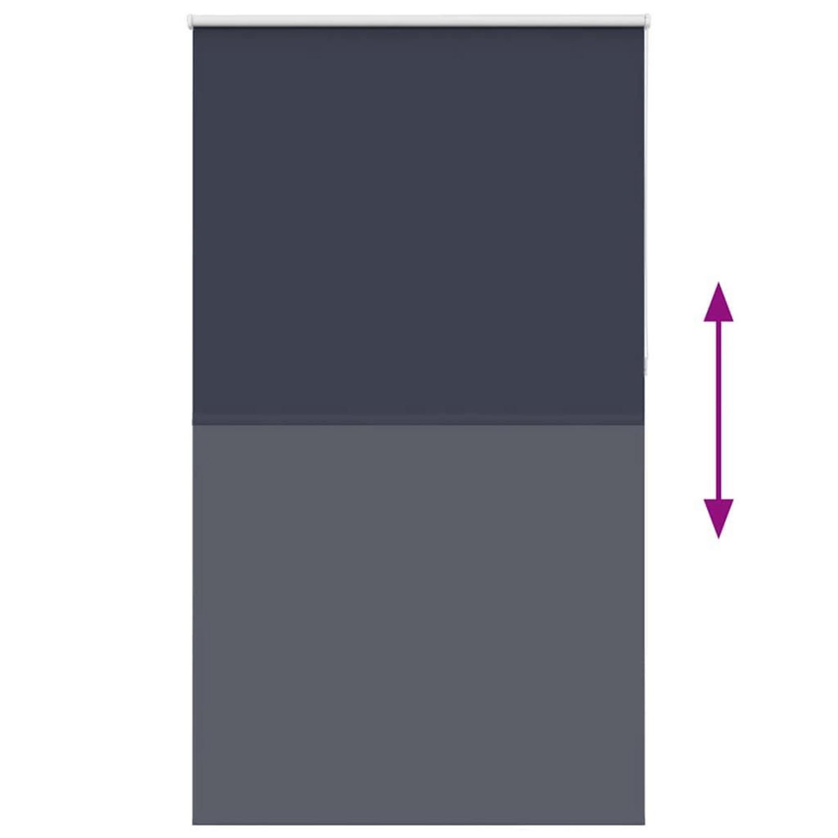 VIDAXL Store enrouleur occultant cafe 130x230 cm largeur du tissu