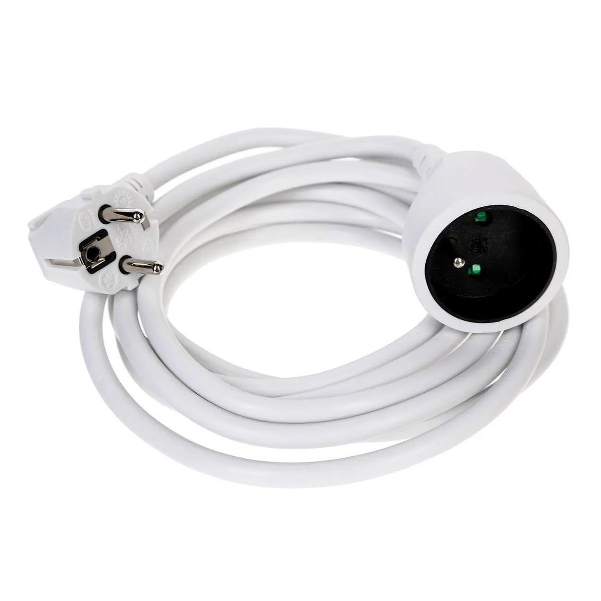 FIVE Rallonge electrique  terre  3m blanc