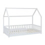 Voir la diapositive 1 : Atmosphera Kids Lit Cabane Design  Bosco  90x90cm Blanc