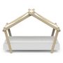 Voir la diapositive 4 : Habitat et Jardin Lit cabane surélevé enfant   Lodge   - 70 x 140 cm - Blanc mat