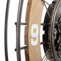 Voir la diapositive 2 : ATMOSPHERA Horloge Murale Vintage  Lana  90cm Naturel