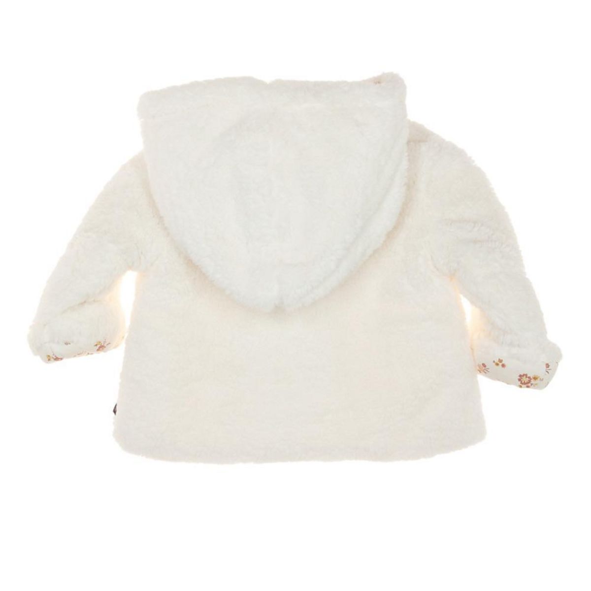 ELLE EST OU LA MER Manteau Sherpa  Doux Fille EOM Xaopol