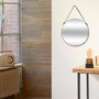 Voir la diapositive 3 : ATMOSPHERA Miroir Mural Design en Métal  Belt  38cm Noir