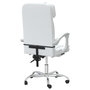 Voir la diapositive 5 : VIDAXL Fauteuil de massage inclinable de bureau Blanc Similicuir