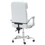 Voir la diapositive 5 : VIDAXL Fauteuil de massage inclinable de bureau Blanc Similicuir