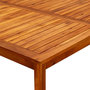 Voir la diapositive 5 : VIDAXL Table basse de jardin 110x110x45 cm Bois solide d'acacia