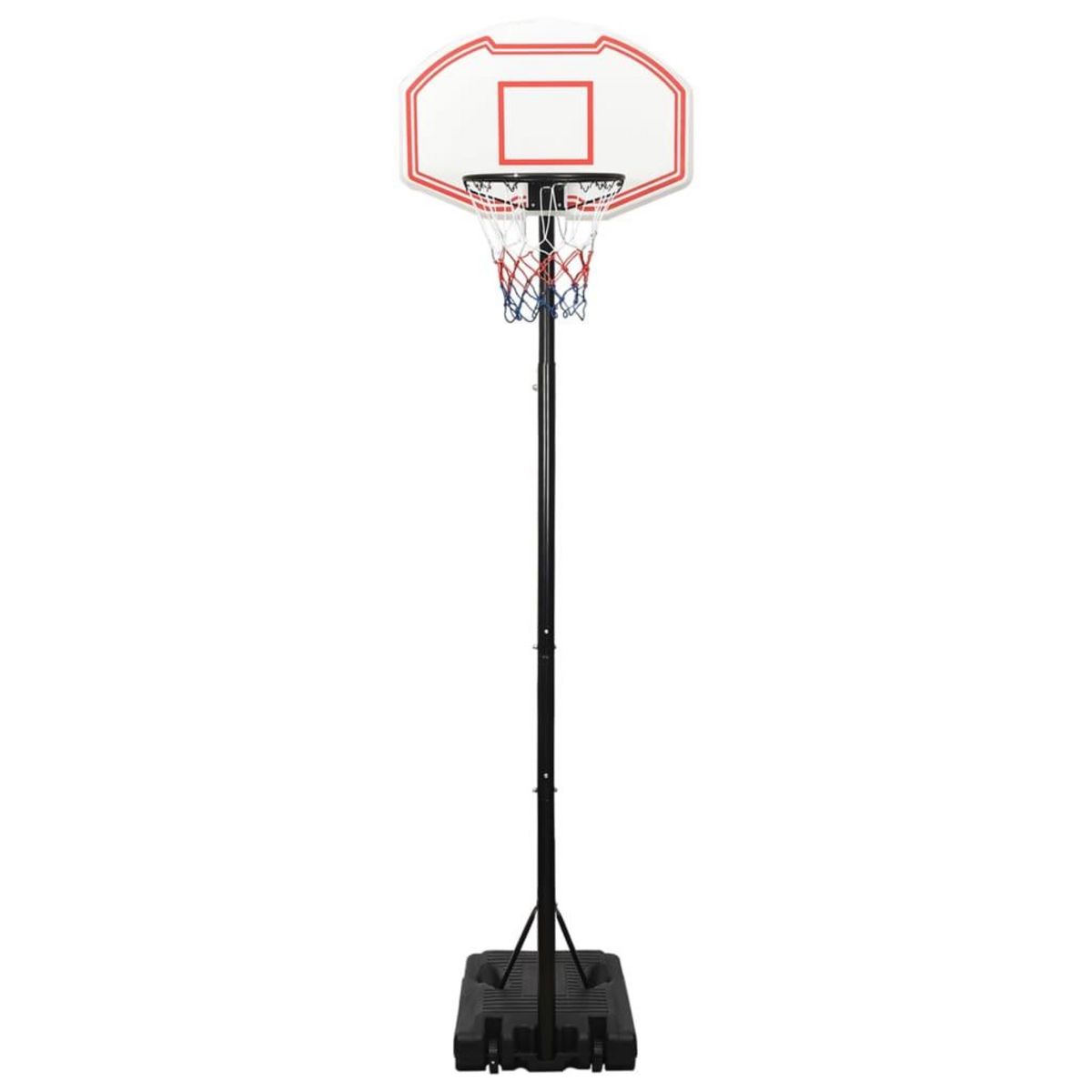 VIDAXL Support de basket-ball Blanc 282-352 cm Polyethylene