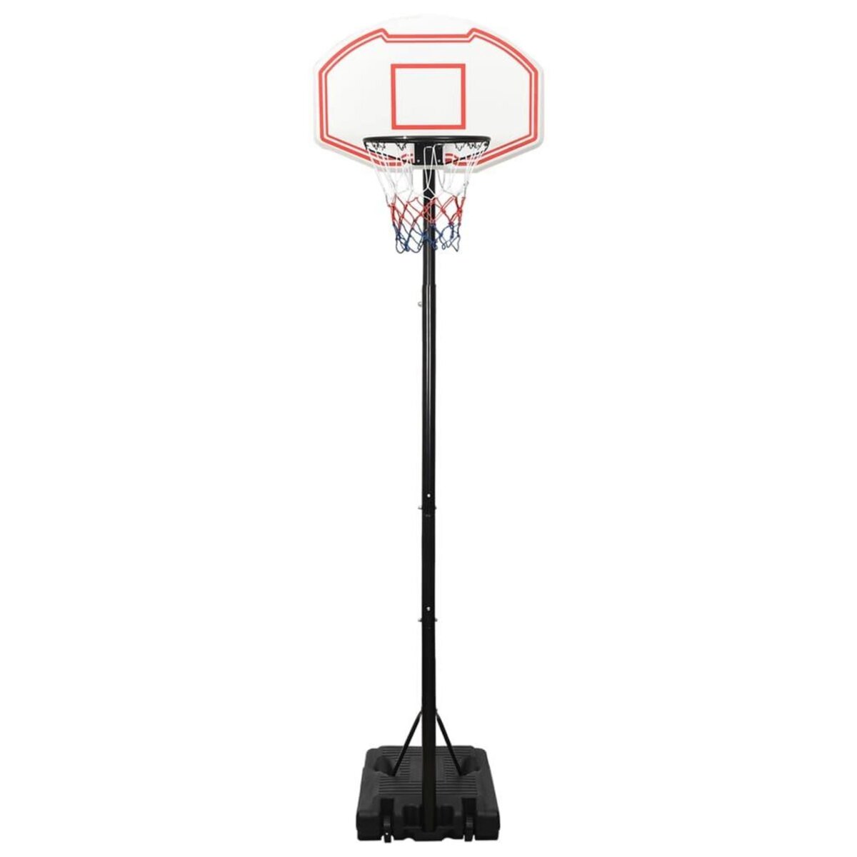 VIDAXL Support de basket-ball Blanc 282-352 cm Polyethylene
