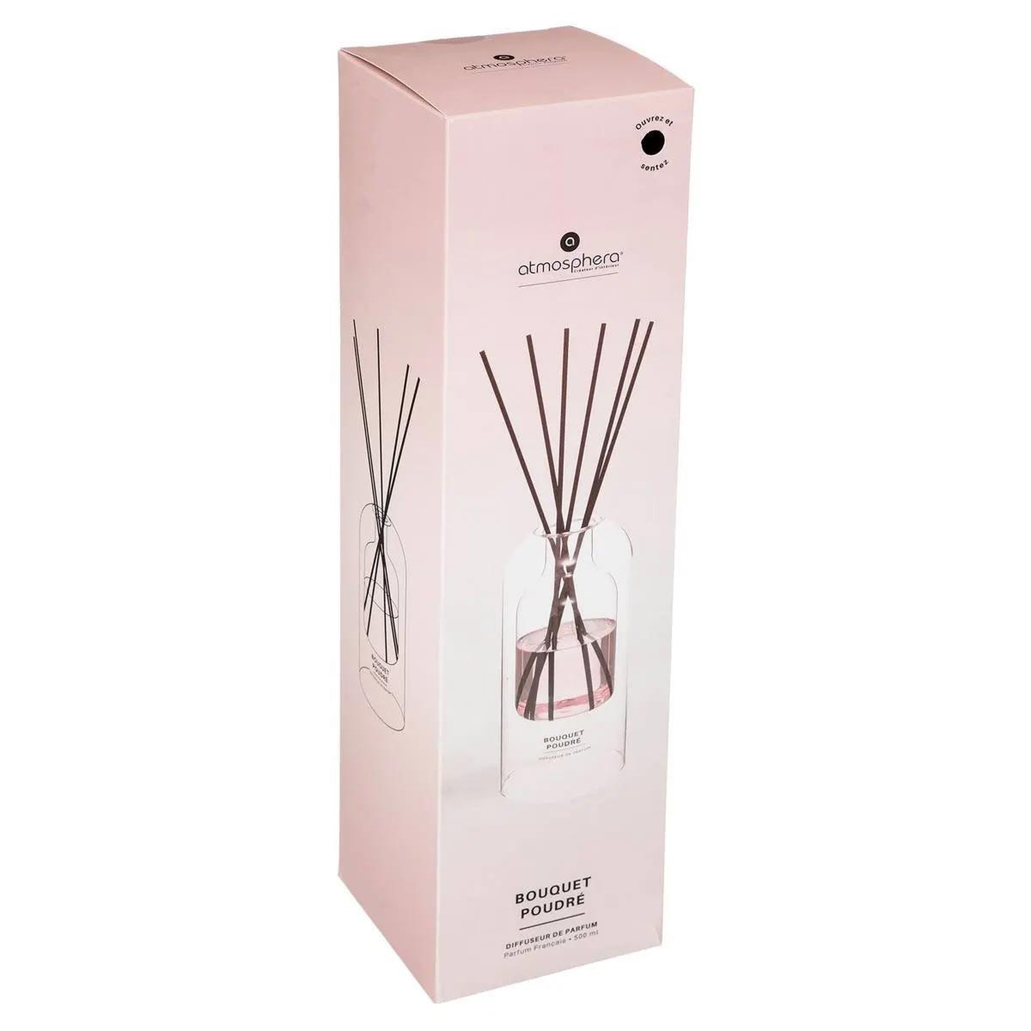 Voir la diapositive 2 : ATMOSPHERA Diffuseur de parfum  ilan  500ml bouquet poudré