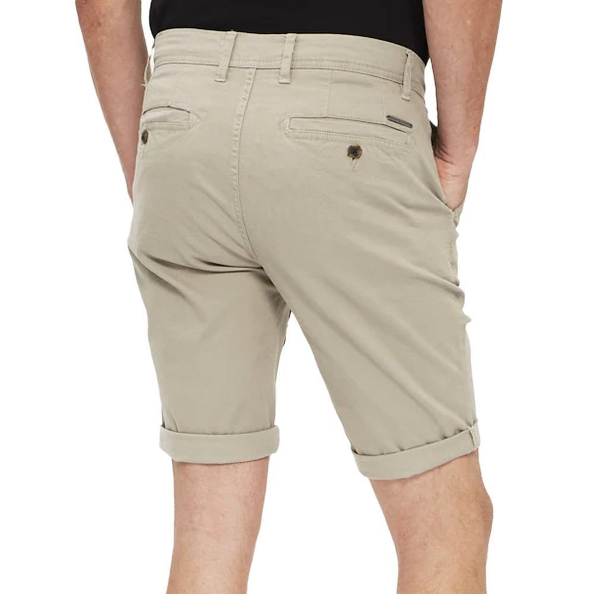 Voir la diapositive 2 : PANAME BROTHERS Short Écru Homme Paname Brothers Bermuda Chino
