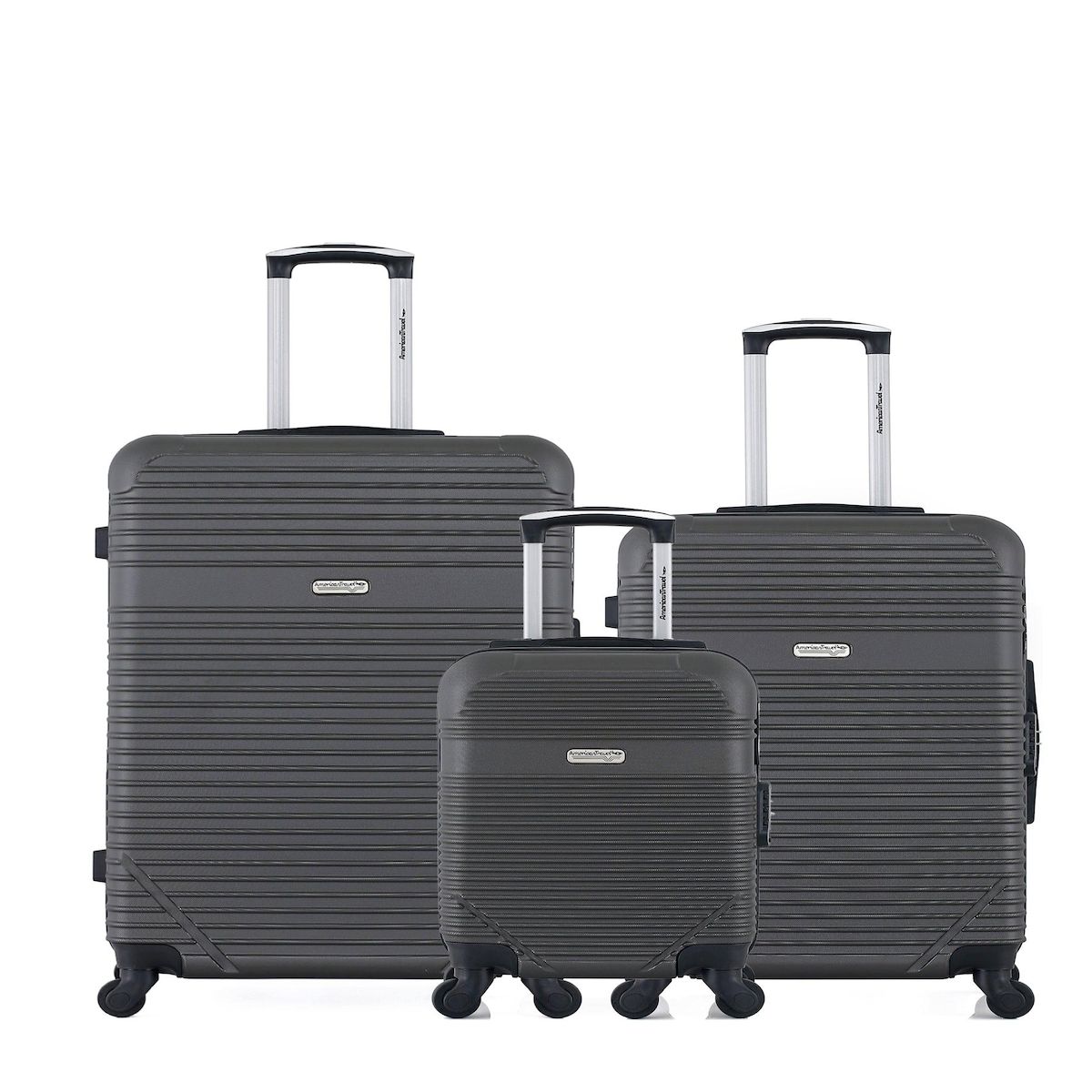 AMERICAN TRAVEL Lot de 3 - Valises grand format, weekend et cabine XXS MEMPHIS