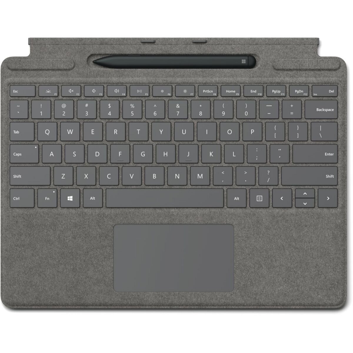 MICROSOFT Clavier tablette Clavier + Stylet Surface Pro X/8/9 gris pas cher  