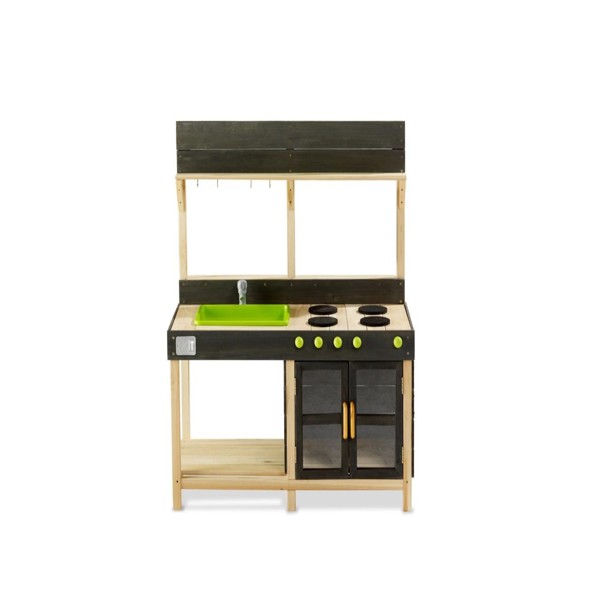 Voir la diapositive 2 : EXIT TOYS Cuisine d'extérieur en bois pour enfant yummy 200 - exit toys