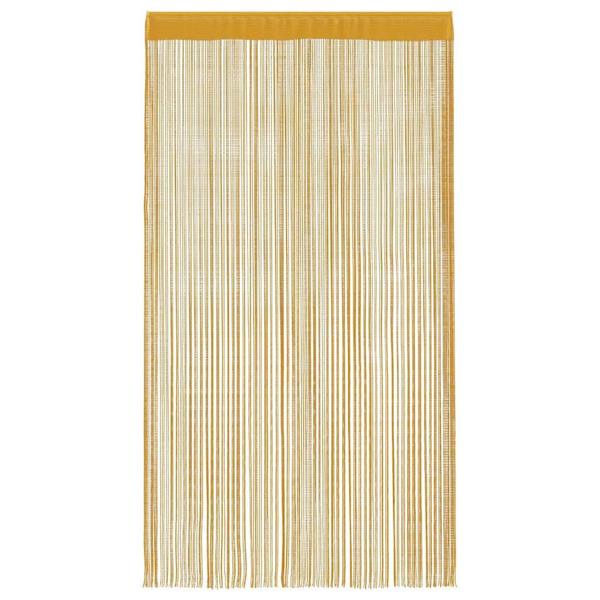 Voir la diapositive 4 : VIDAXL Rideaux a fils 2 pcs or 140x250 cm