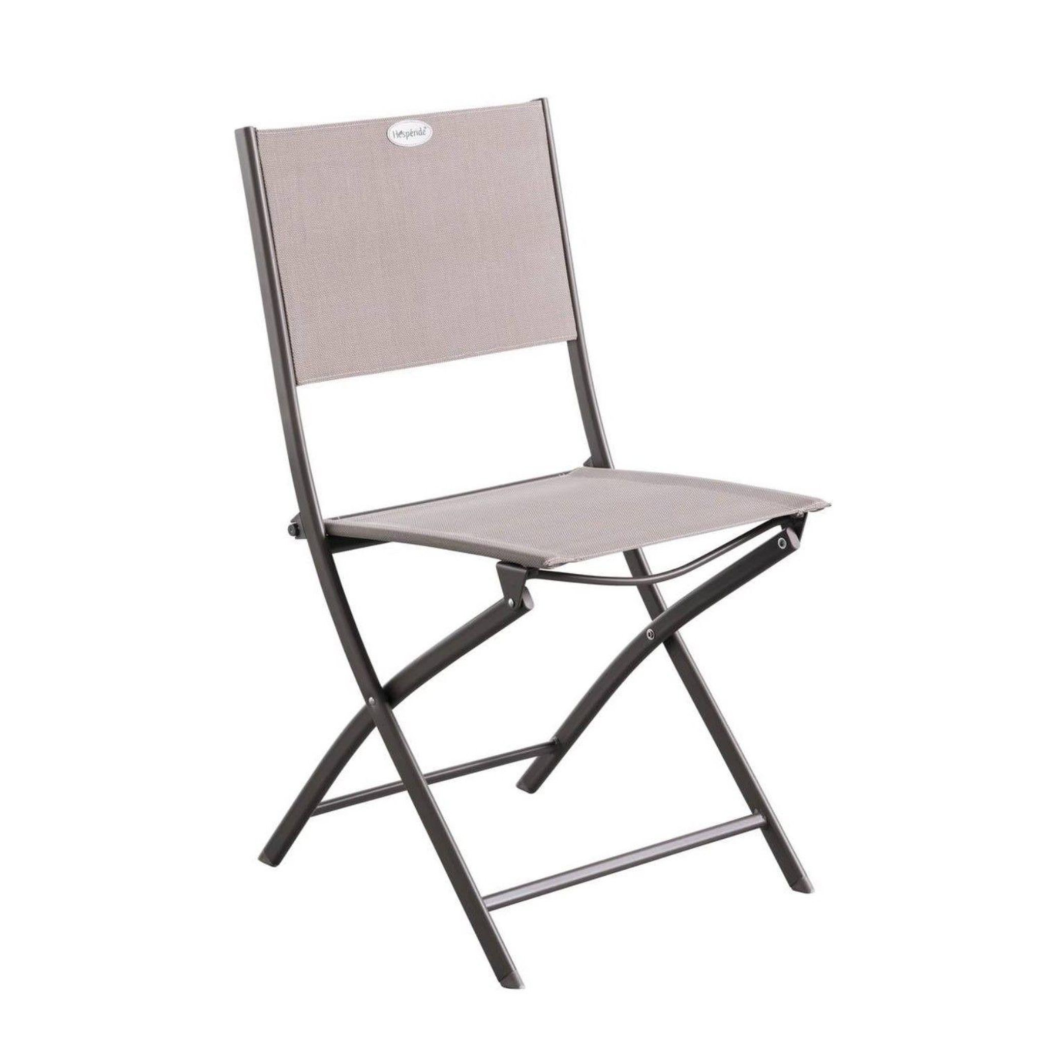 Voir la diapositive 5 : TOILINUX Lot de 4 Chaises de jardin pliables Modula