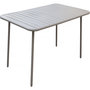 Voir la diapositive 1 : Habitat et Jardin Table jardin en métal  Bilbao  - 150 x 90 x 71 cm - Taupe