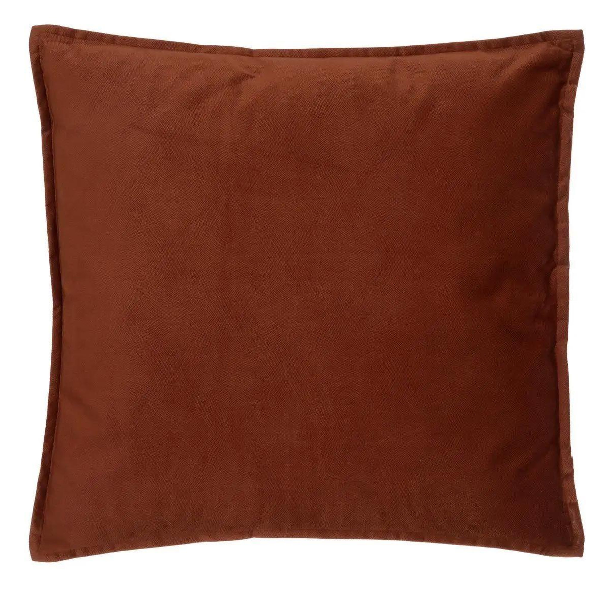 ATMOSPHERA Coussin déhoussable  lilou  45x45cm terracotta