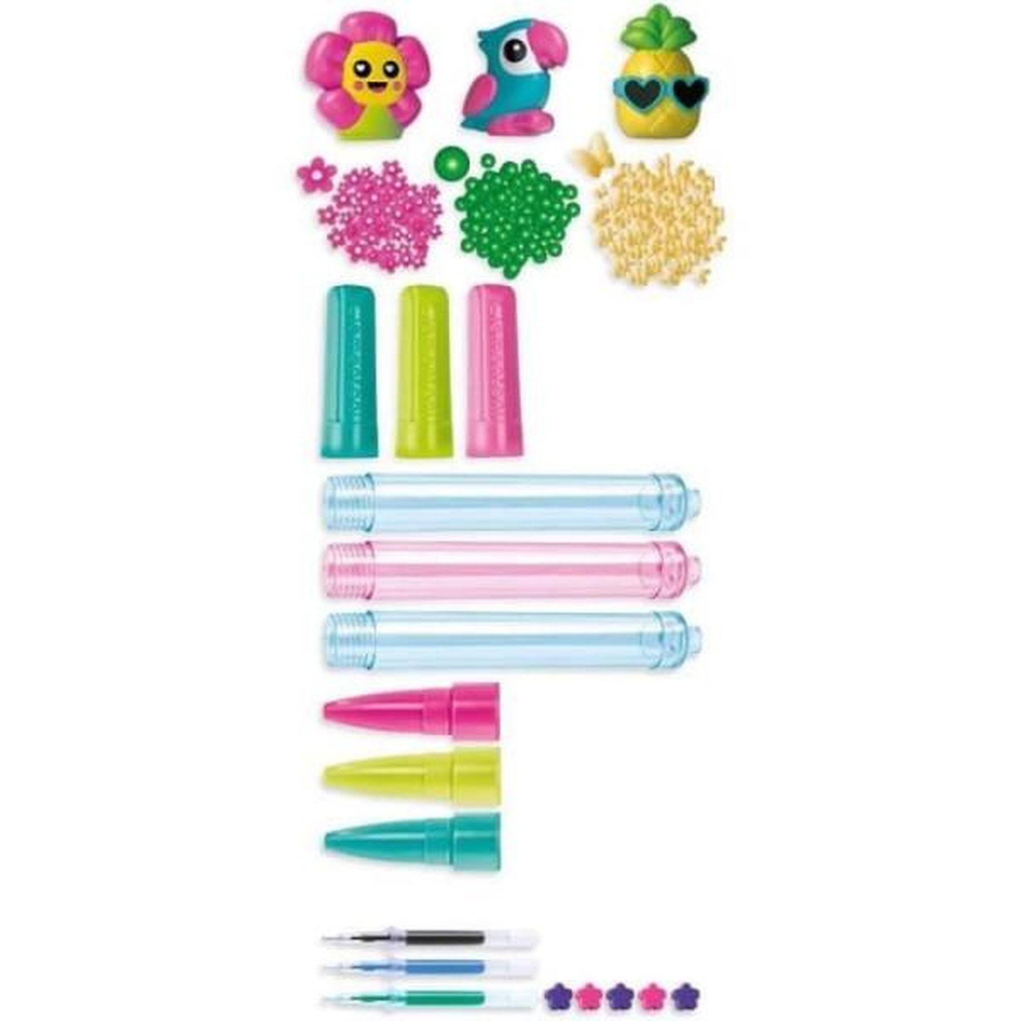 Voir la diapositive 4 : CLEMENTONI Clementoni - Créer tes stylos - Mini atelier des Stylos - Theme tropical - 3 a créer - Des 6ans