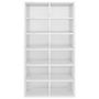 Voir la diapositive 4 : VIDAXL Etagere a chaussures Blanc brillant 54x34x100,5 cm