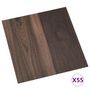 Voir la diapositive 2 : VIDAXL Dalles de plancher autoadhesives 55pcs PVC 5,11 m^2 marron fonce