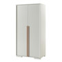 Voir la diapositive 4 : Paris Prix Pack - Lit Enfant, Chevet & Armoire  London  Blanc
