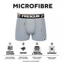 Voir la diapositive 2 : FREEGUN Lot de 4 Boxers homme microfibre