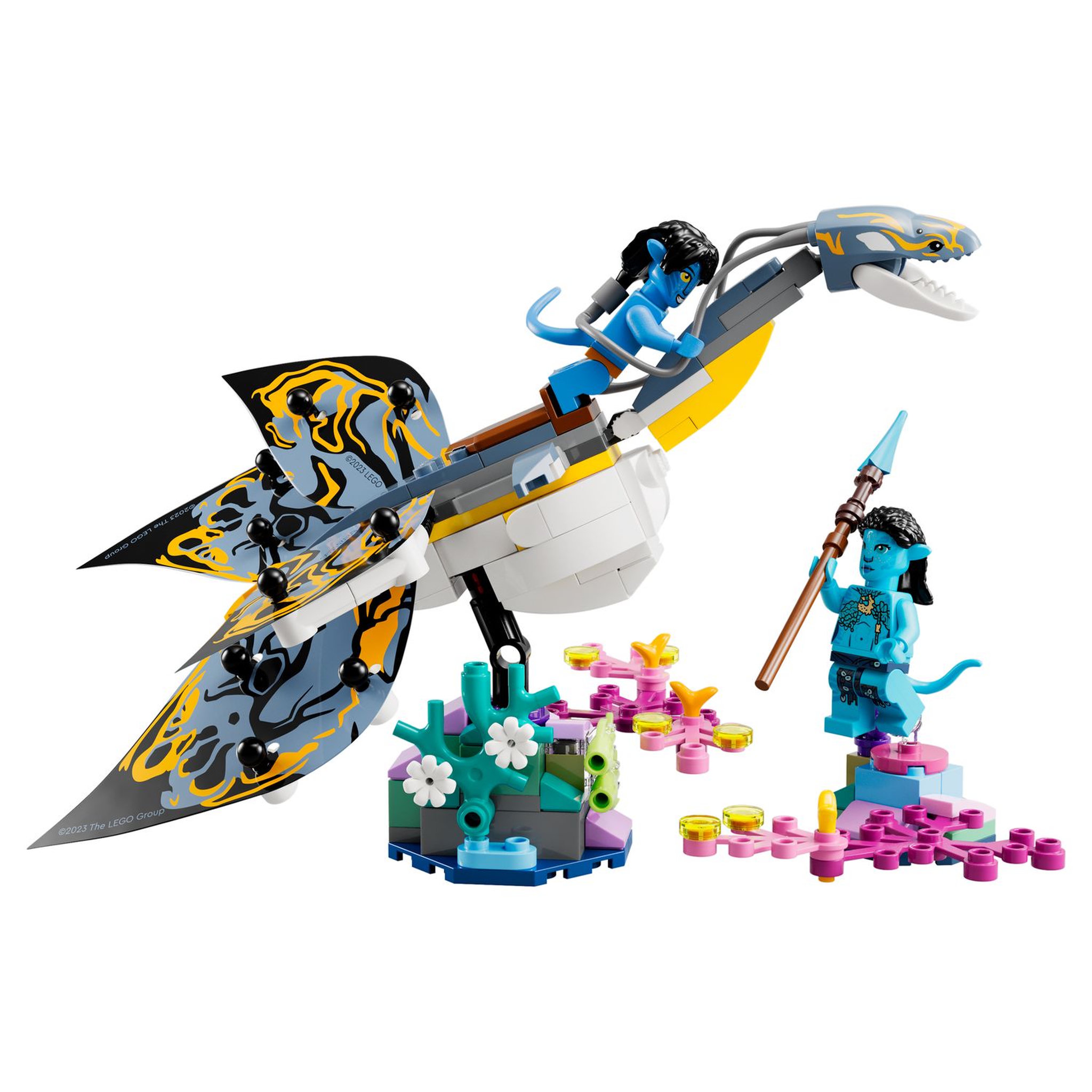 Voir la diapositive 3 : LEGO Avartar 75575 La découverte du l'Ilu, Jouet de Construction, La Voie de l'Eau, Figurine de Créature Sous-Marine