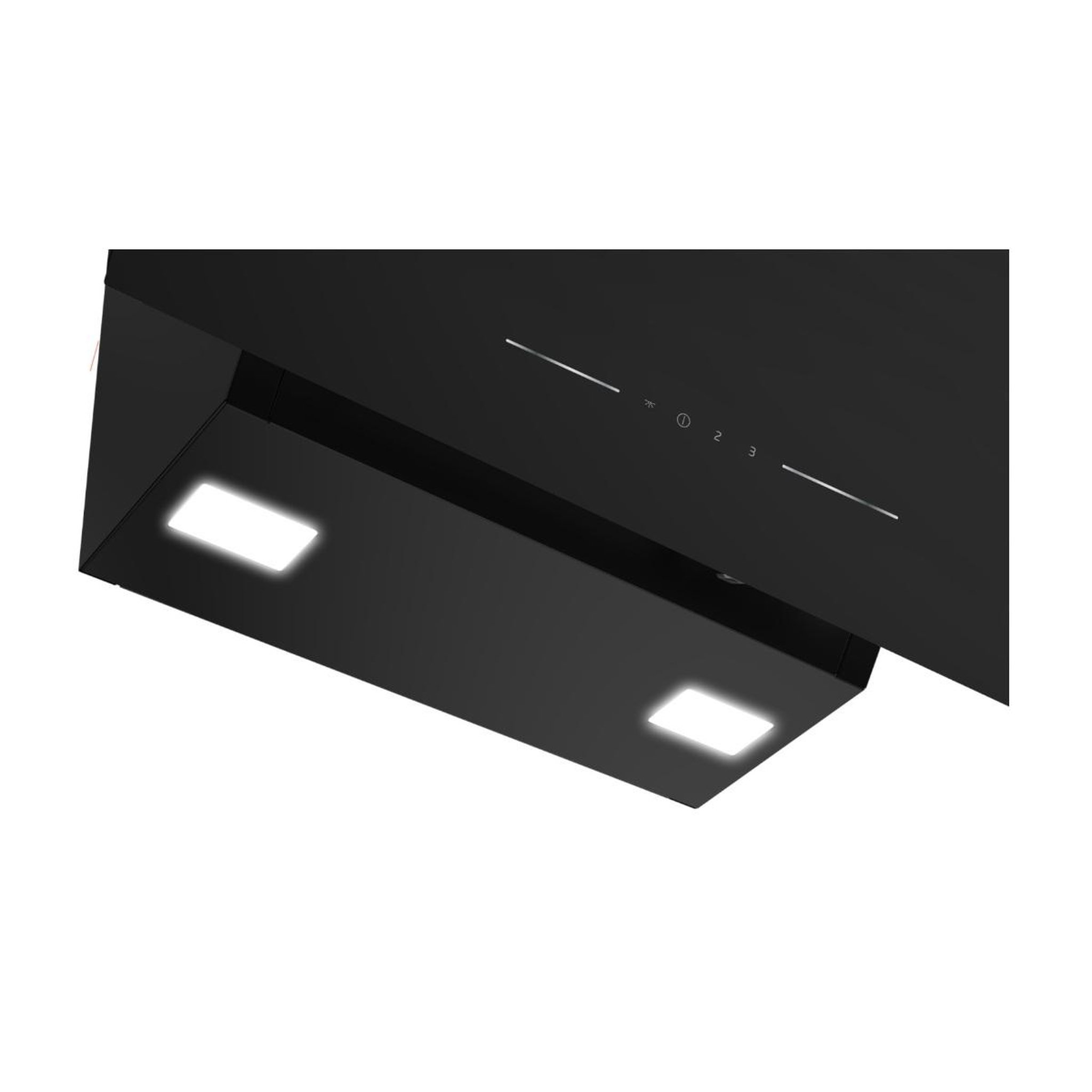 Voir la diapositive 4 : Beko Hotte décorative inclinée 60cm 408m3/h noir - bhca62442bbh