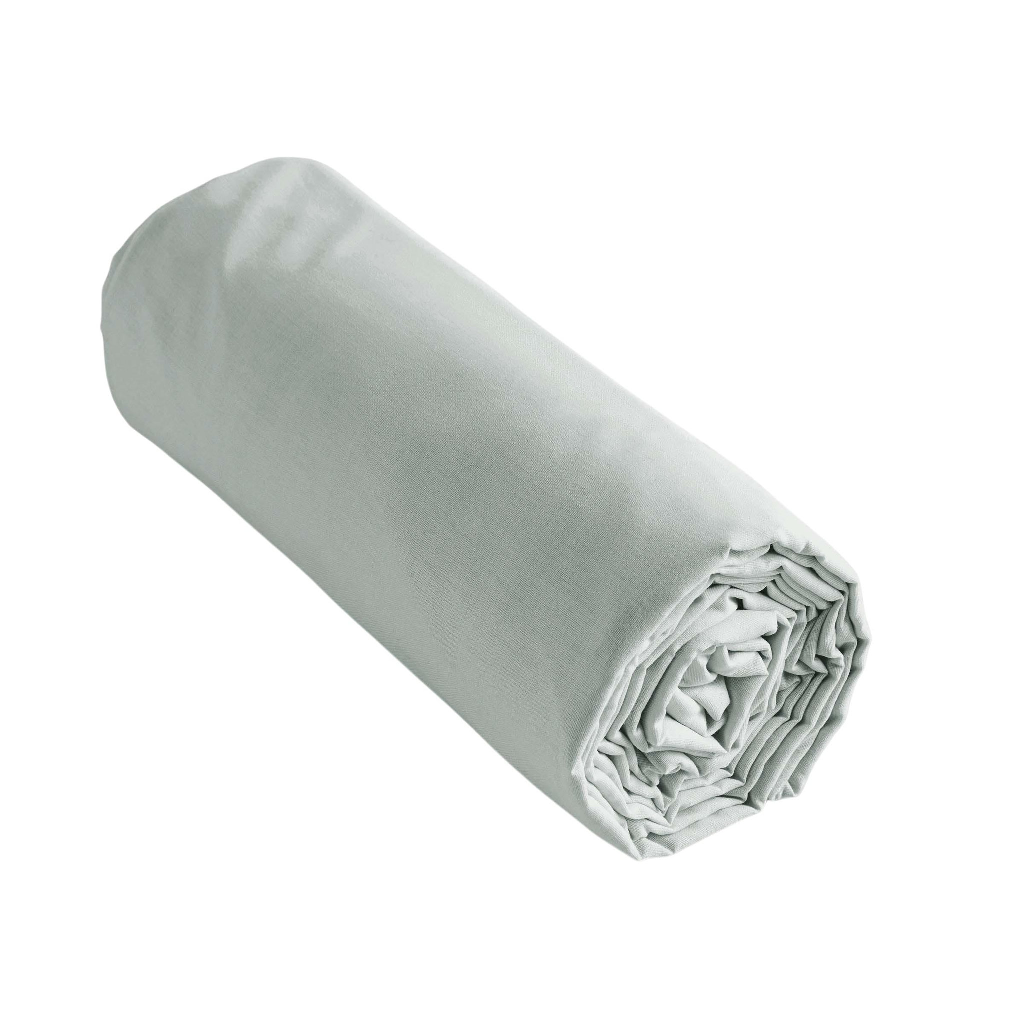 Voir la diapositive 1 : Eden Drap housse double gaze de coton gaïa