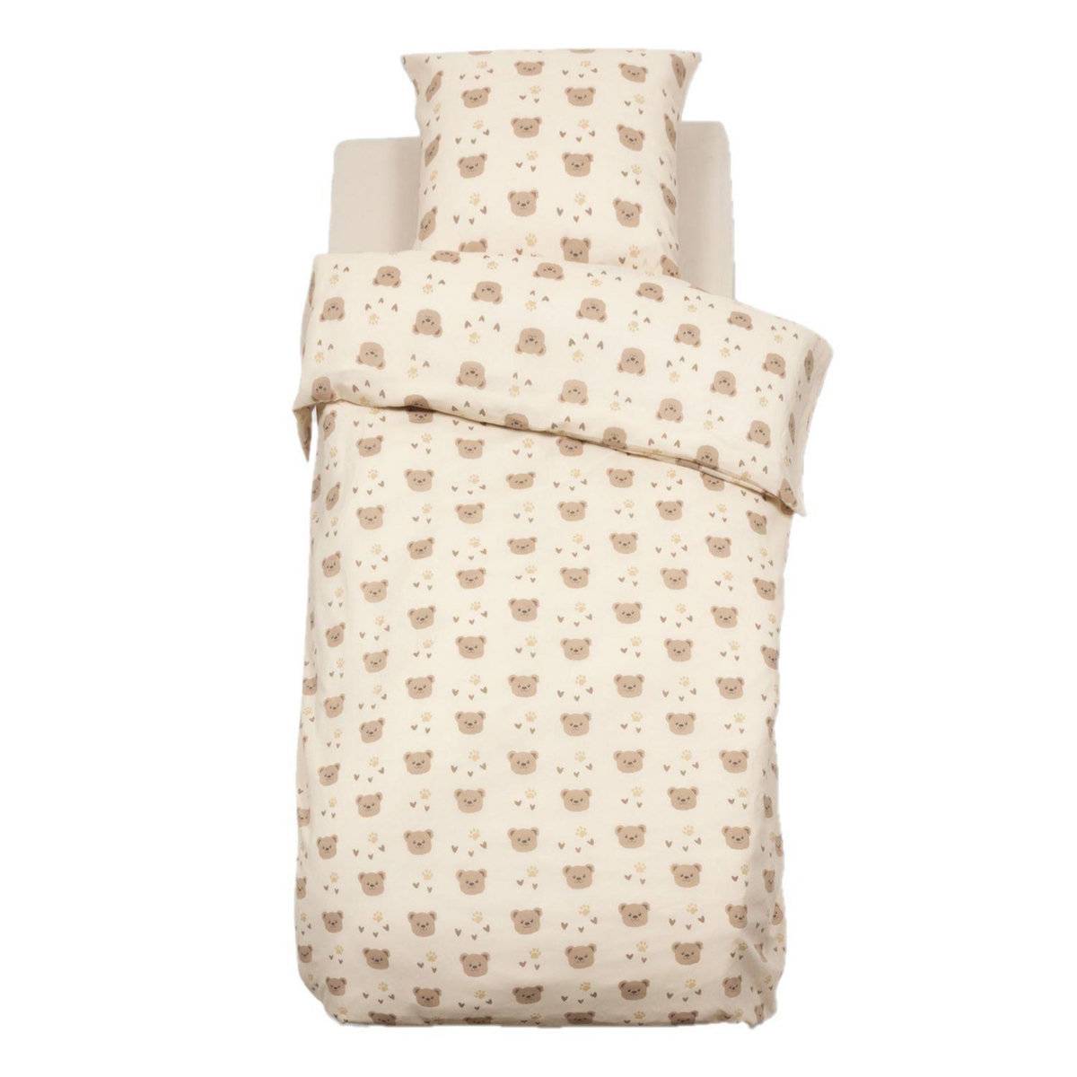 ATMOSPHERA Parure de lit enfant motifs ours BILLIE - 48 fils/cm² - 140 x 200 cm