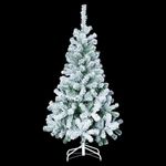 FEERIC LIGHT & CHRISTMAS Sapin de Noël Enneigé  Floque  180cm Blanc