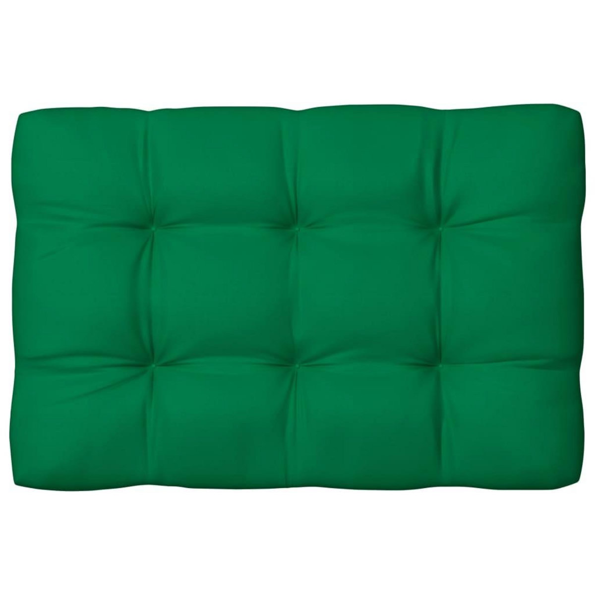 VIDAXL Coussins de canape palette lot de 7 Vert