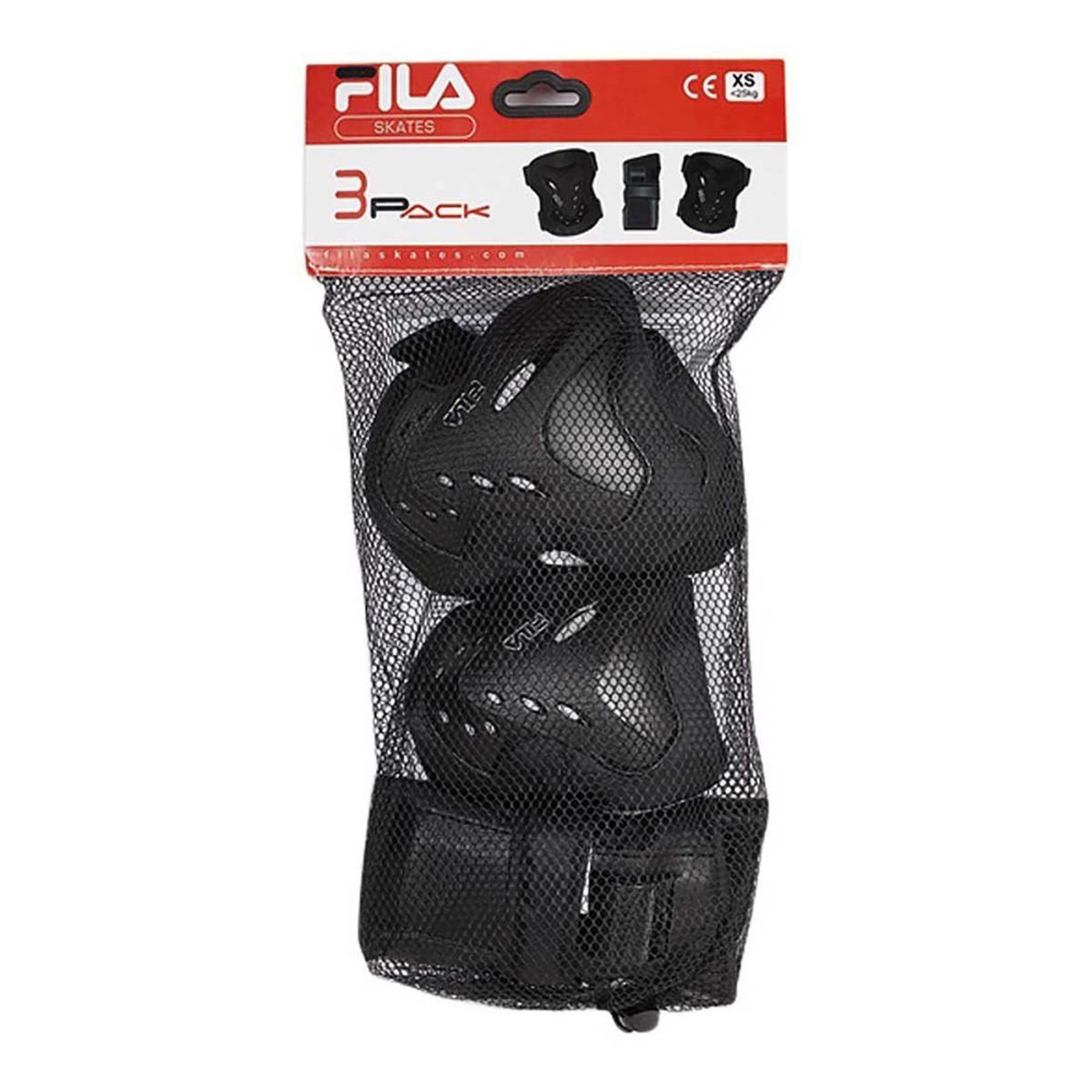 Voir la diapositive 2 : FILA Tri-pack Fila fp boy noir/rouge XS