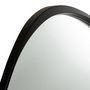 Voir la diapositive 2 : Paris Prix Miroir Mural en Verre Design  Giles  99cm Noir