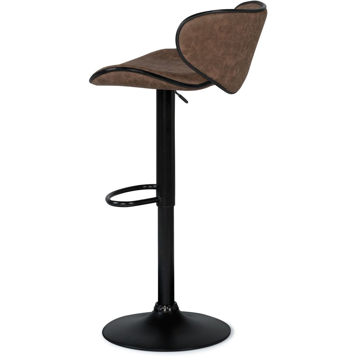 Lot de 2 tabourets de bar style vintage CLINT