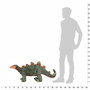 Voir la diapositive 4 : VIDAXL Jouet en peluche Dinosaure Stegosaurus Vert et orange XXL
