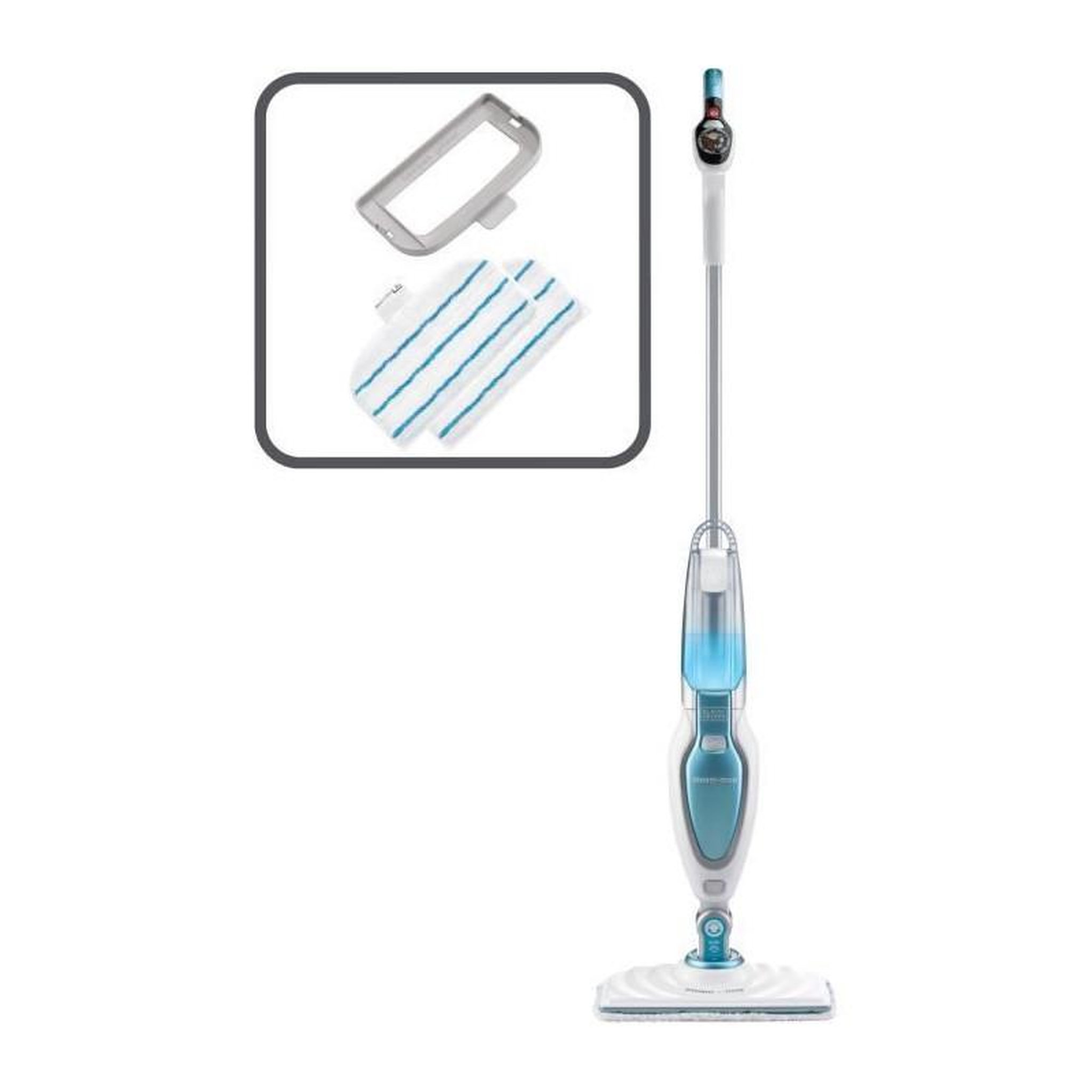 Voir la diapositive 3 : Black et Decker BLACK + DECKER - FSM16CD-QS - Balai nettoyeur vapeur - 1600W