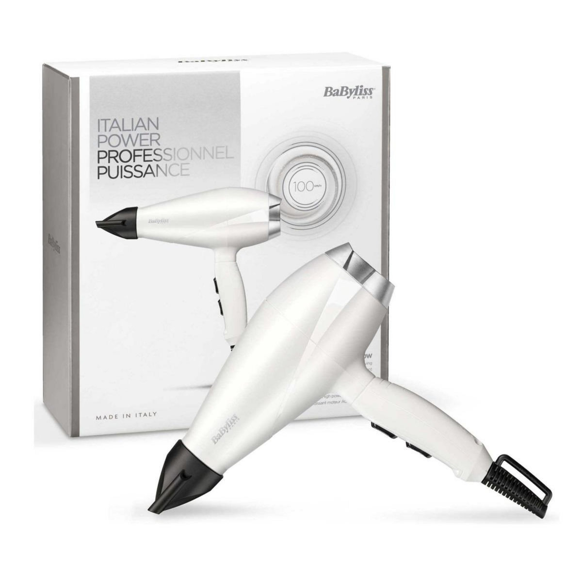 BABYLISS Sèche-cheveux 2000w blanc - 6704WE