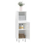 Voir la diapositive 4 : VIDAXL Armoire de salle de bain blanc brillant 30x30x100 cm