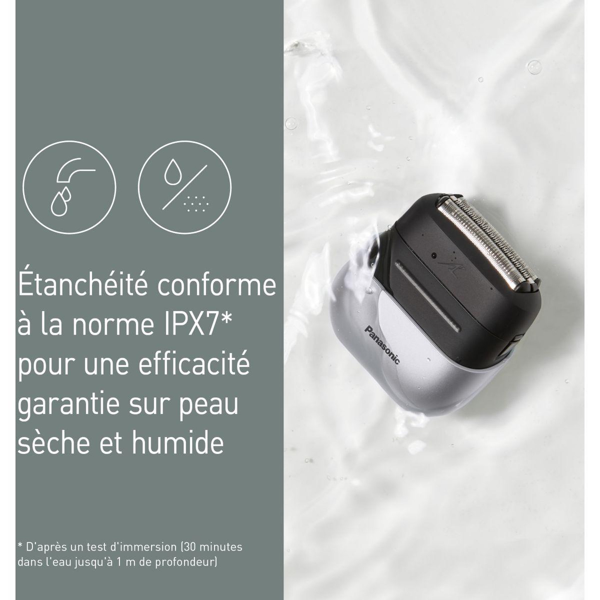 Voir la diapositive 4 : PANASONIC Rasoir électrique es-cm3bks503 3 lames