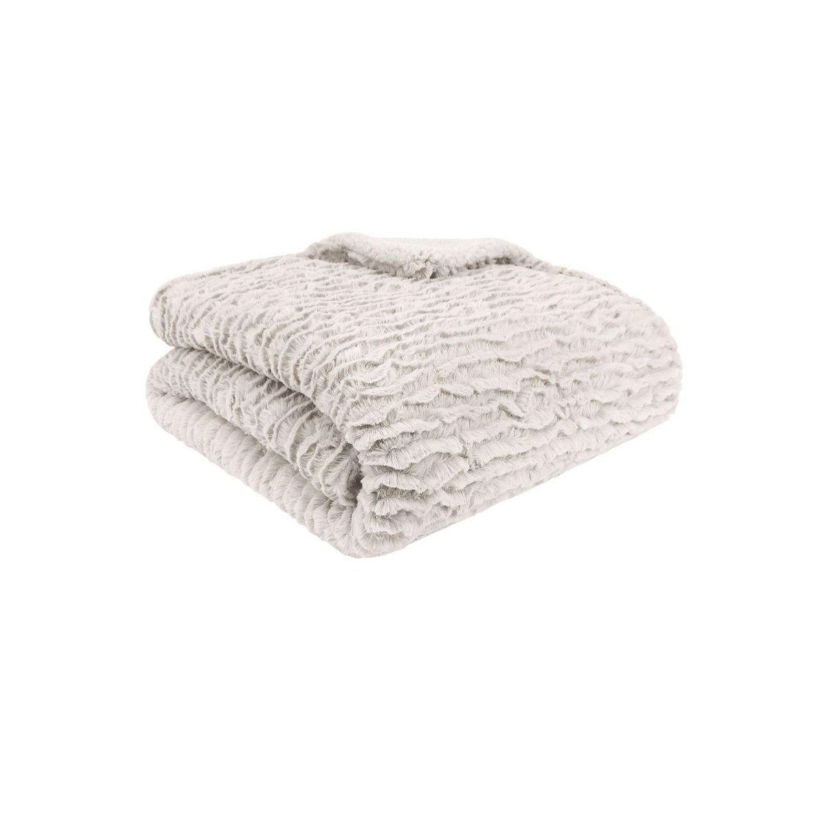 ACTUEL Plaid fausse fourrure 