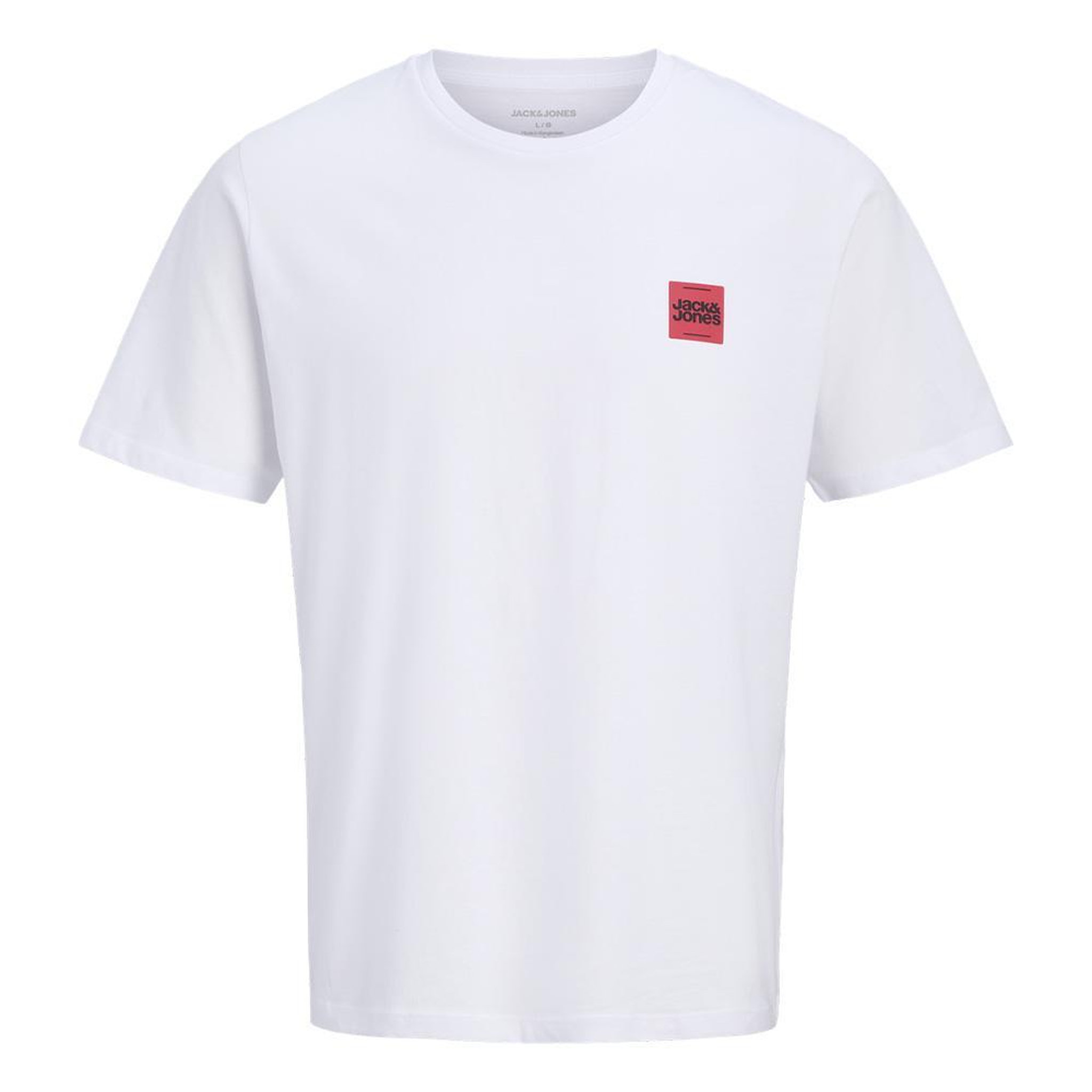 Jack & Jones T-Shirt Blanc Homme Jack & Jones Brandy. Coloris disponibles : Blanc