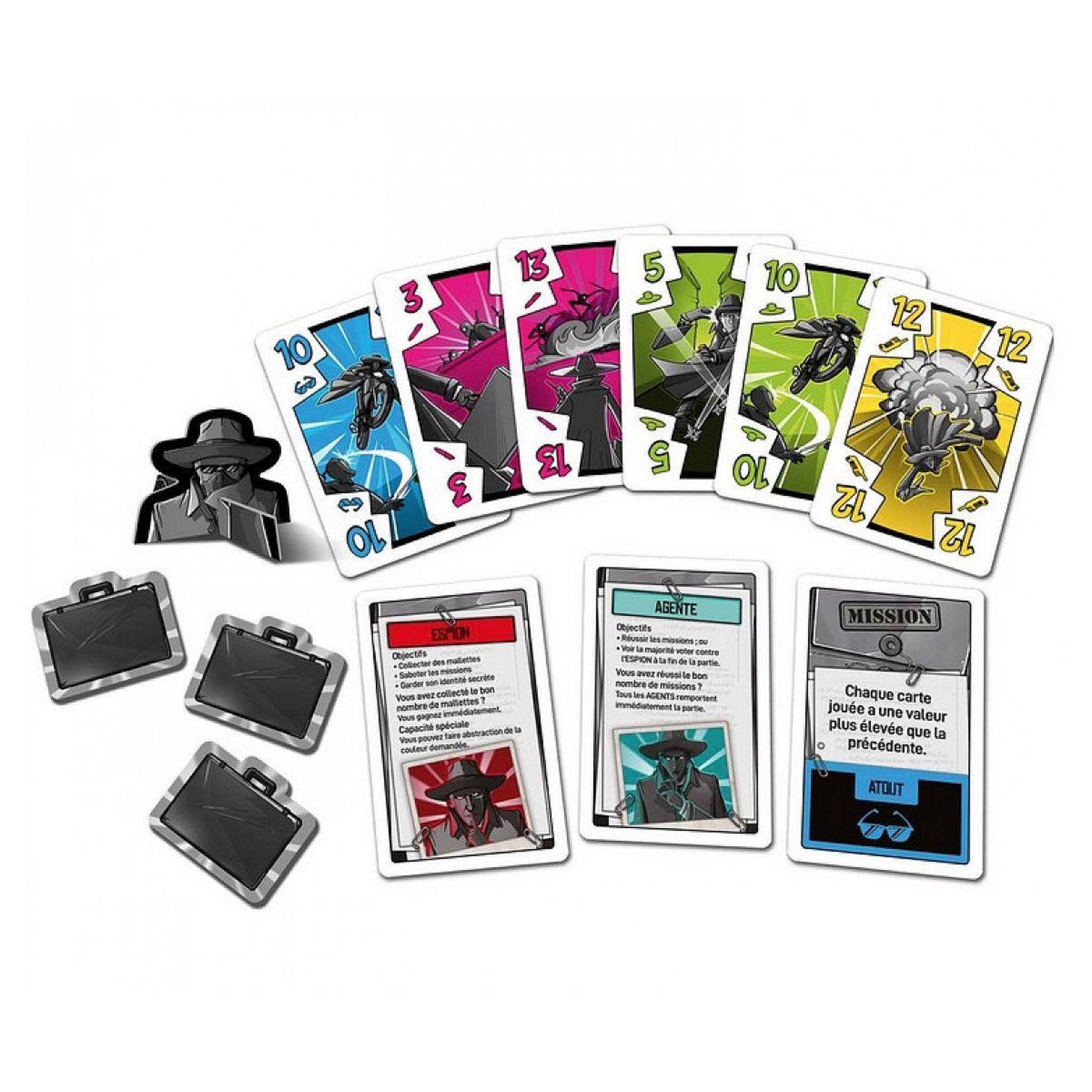 Voir la diapositive 3 : Iello Inside job un jeux de plis presque cooperatif