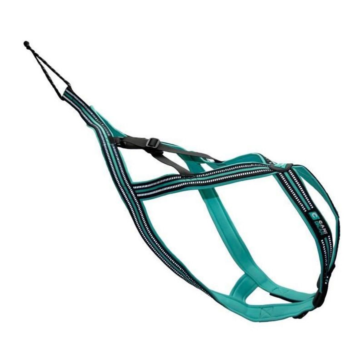 Harnais de traction pour chien - OLYMPIA - M - Type X-back - Bleu